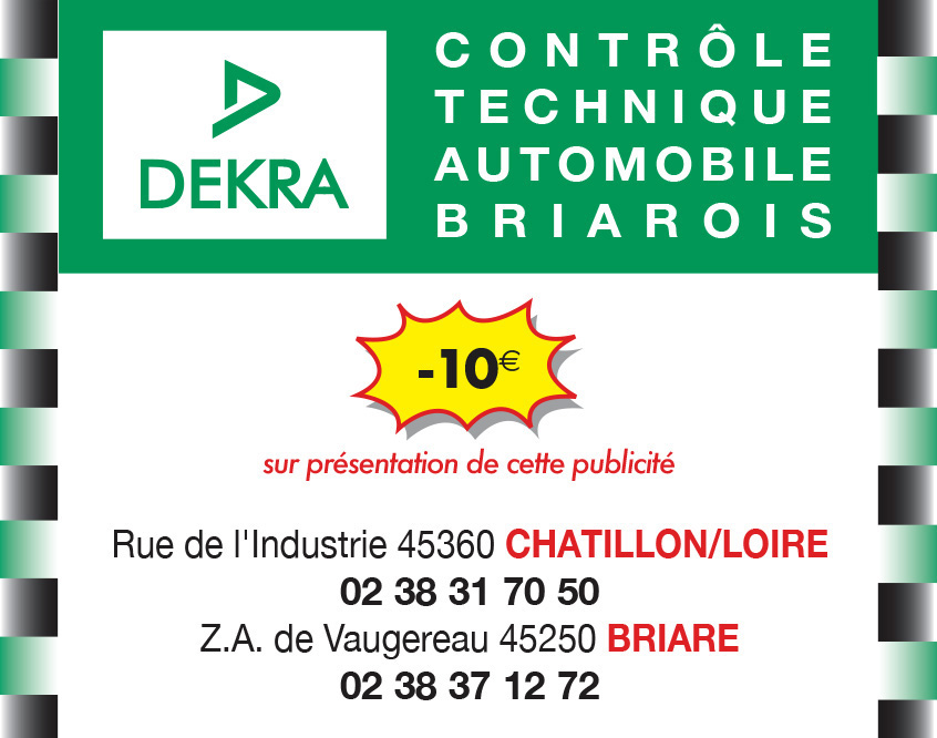 Dekra contrôle technique auto briarois